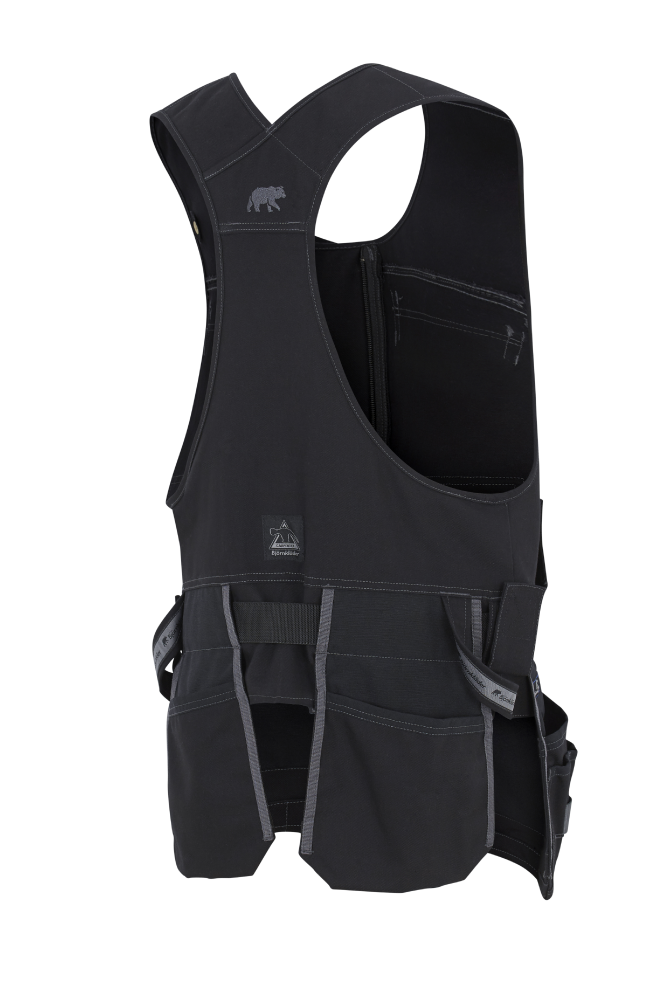 Carpenter Tool Pocket Vest Black – Neck Down Workwear
